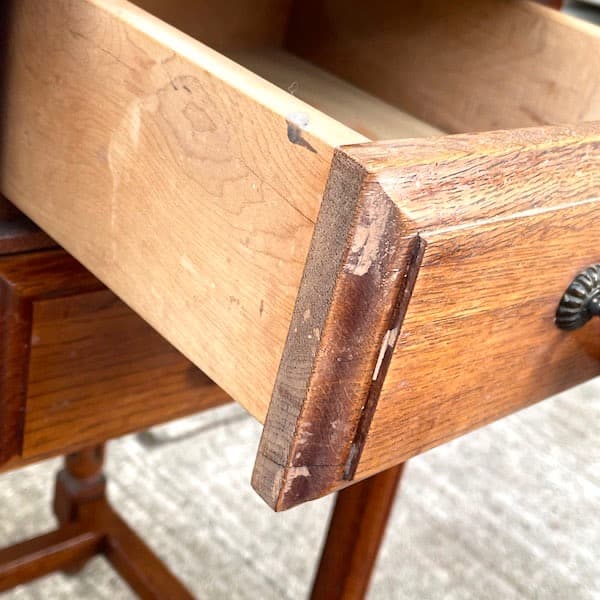 ジャパンビンテージ　天然木ドレッサー　オーク材　Najico　ナジコ　鏡台