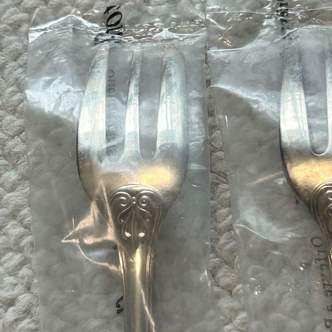 新品未開封品　クリストフルシルバー　マルメゾン　ケーキフォーク　2客セット