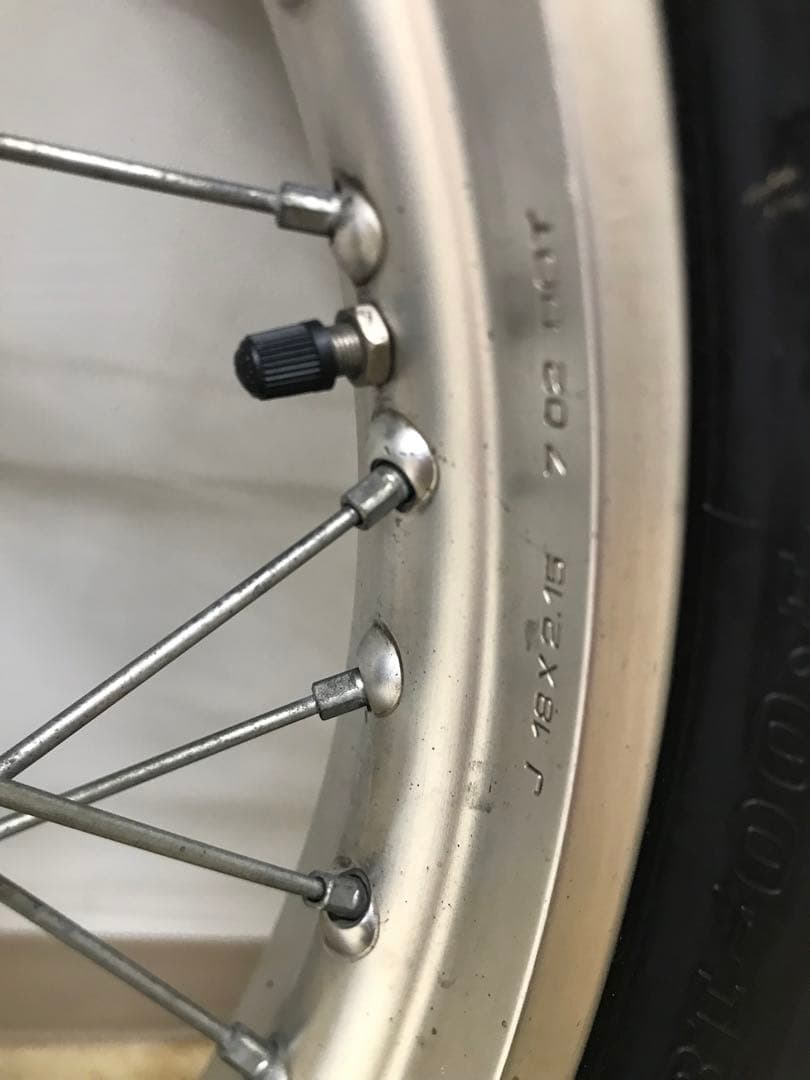 当時物/cb350f/アルミリム/リアホイール/cb400f/キャスト/ビート