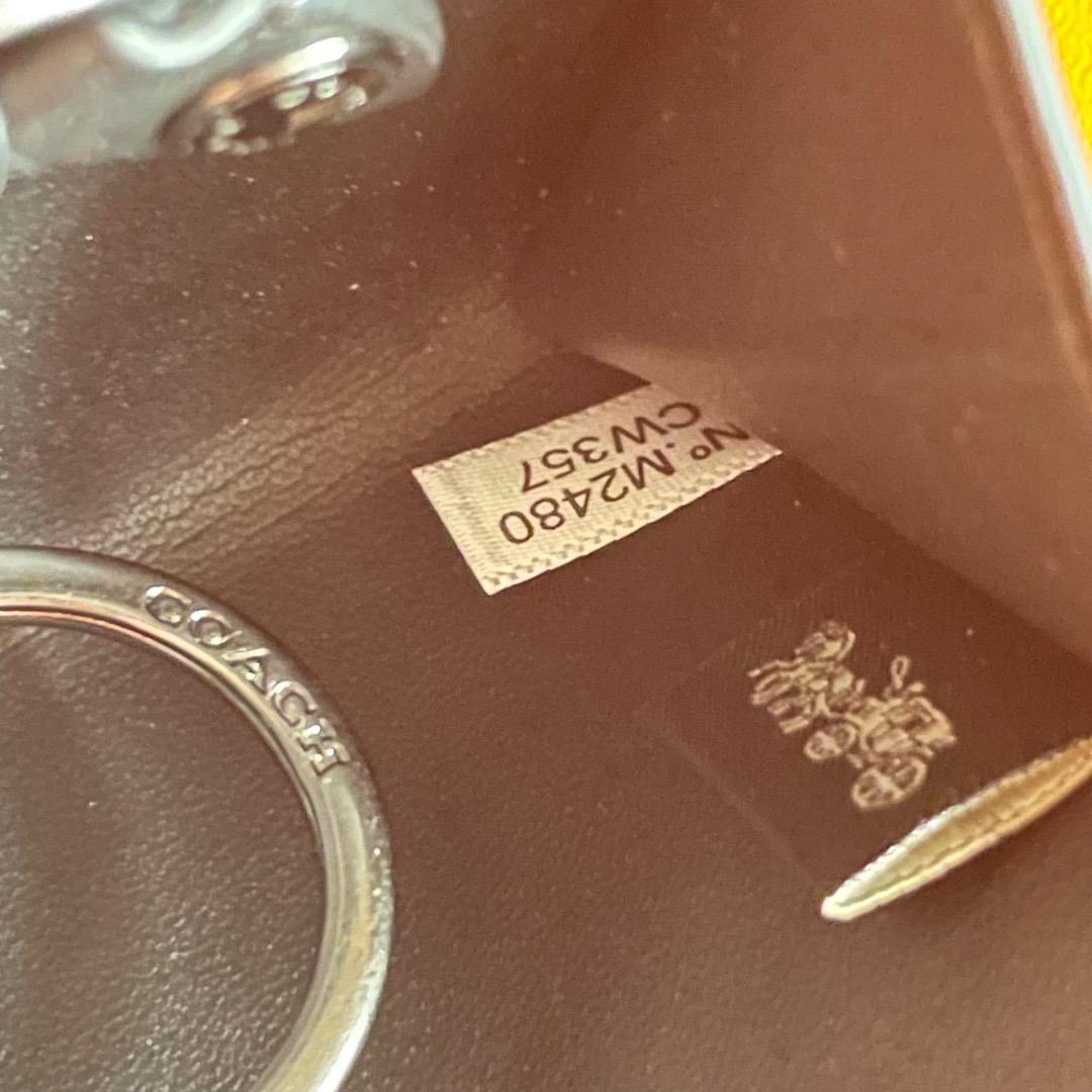 ✨未使用✨COACH キーケース シグネチャー レザー CW357 ユニセックス