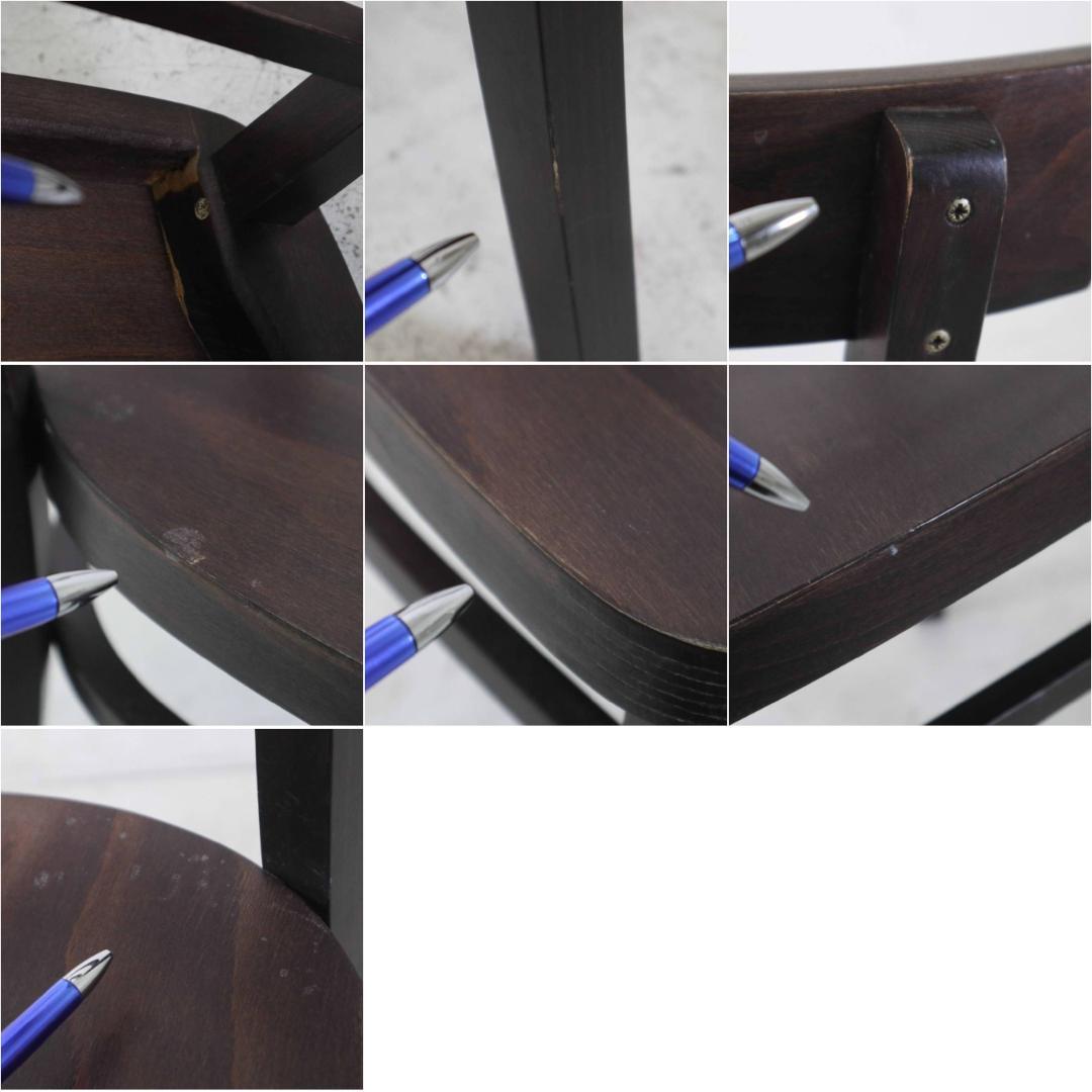 TON チェコ製 ベントウッド ダイニングチェア 曲木 ビーチ材 ダークブラウン