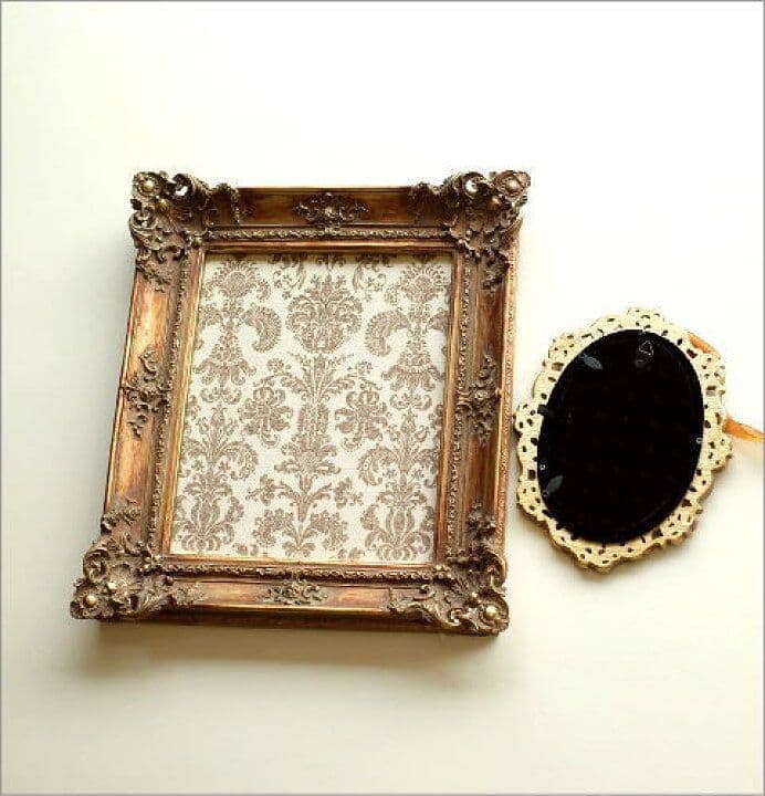 輸入雑貨　クラッシックゴールド　フランス　『壁掛けフォトフレーム』　アンティーク