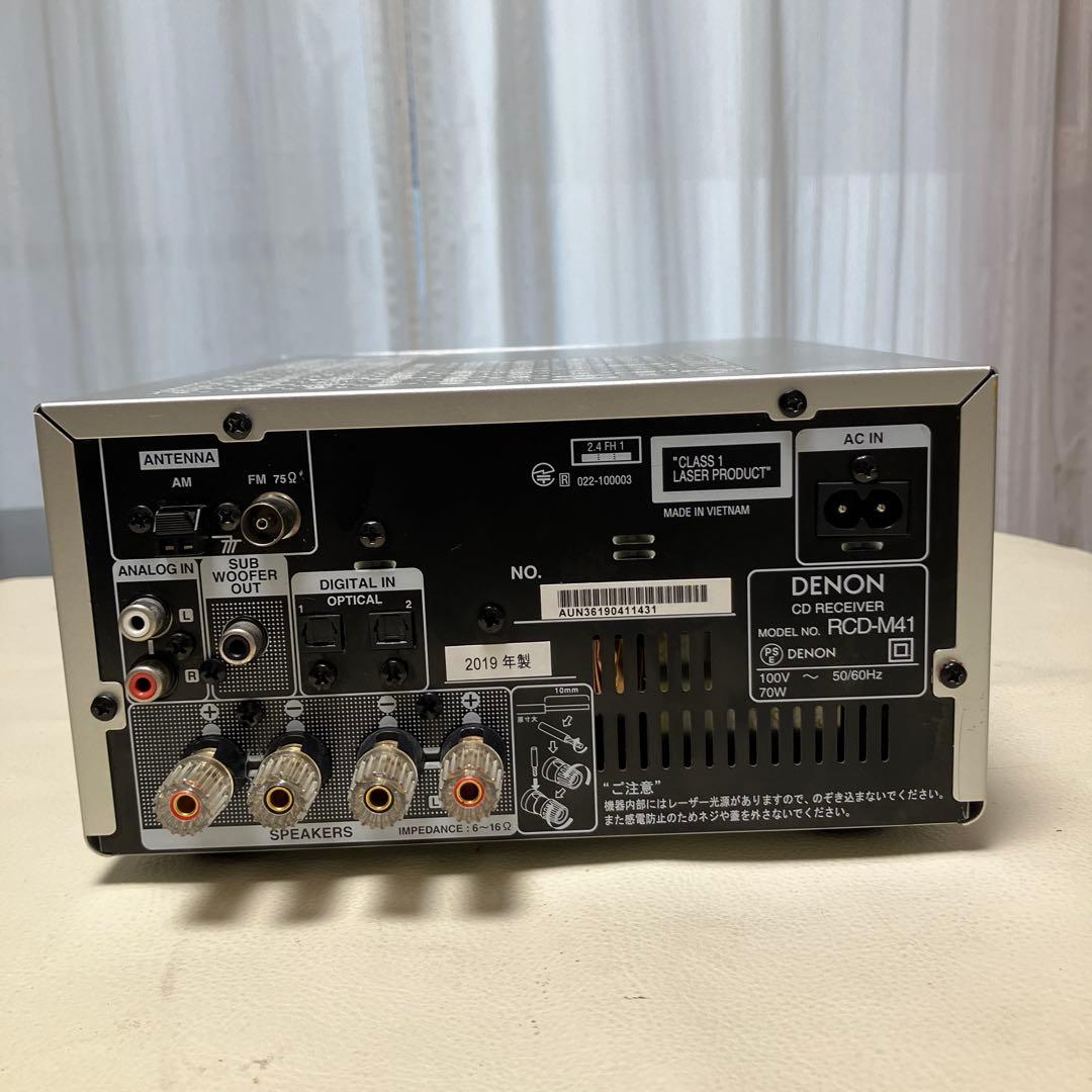 DENON CDレシーバー RCD-M41SP 整備動作品 2019年製