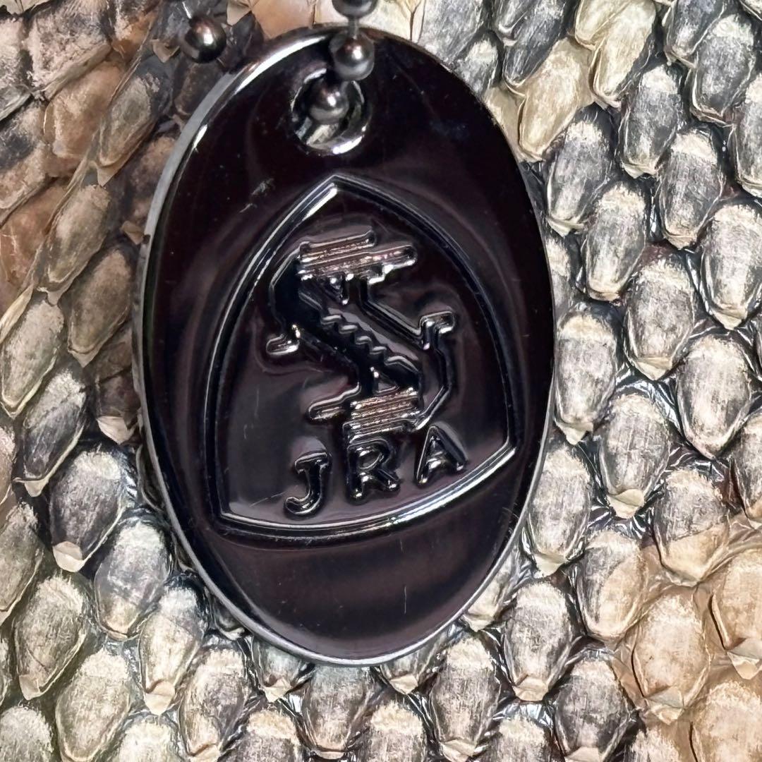 JRA認定 本革パイソン ショルダーバッグ 2way 蛇革 エキゾチックレザー