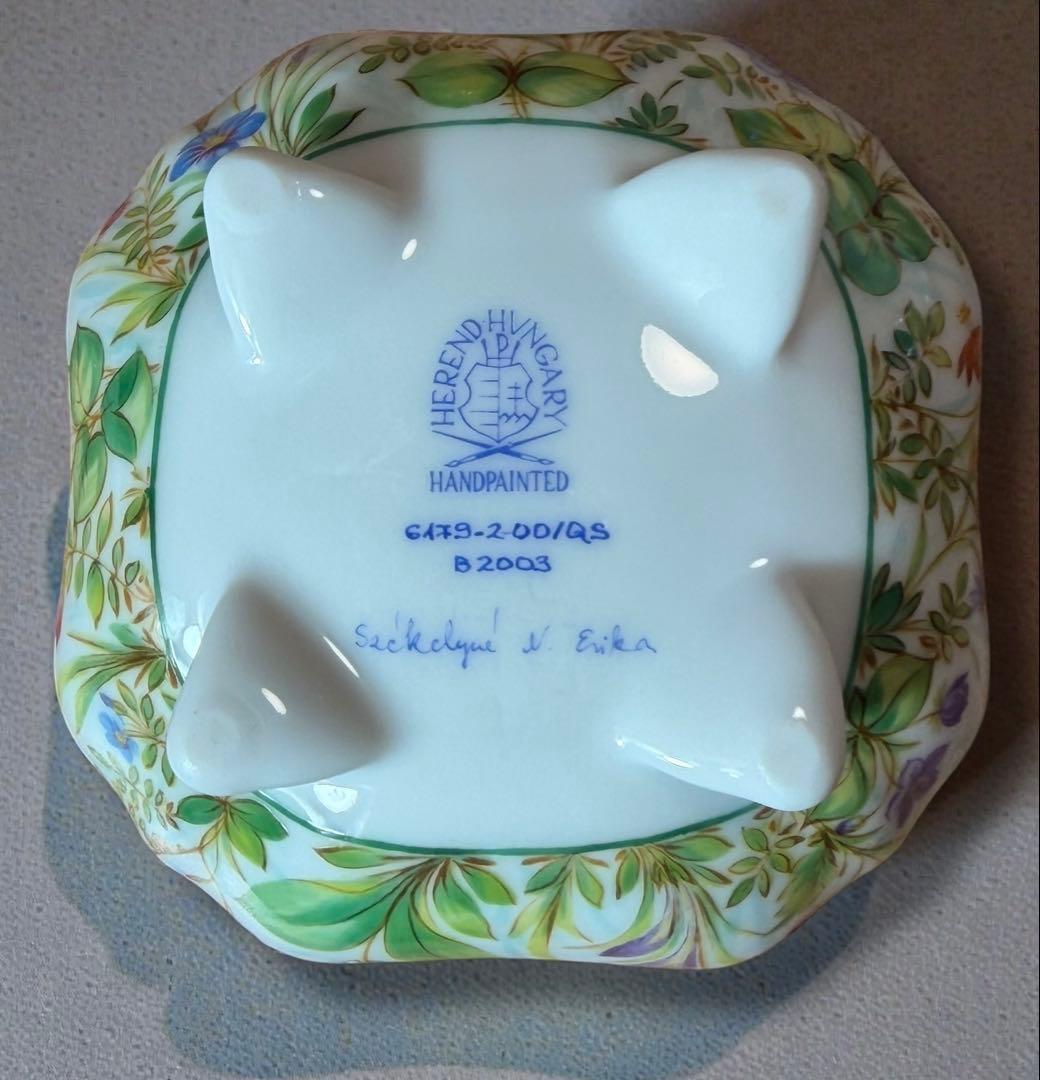 #ヘレンド センチュリーボックス フォーシーズン 2003年　蓋付き 小筐