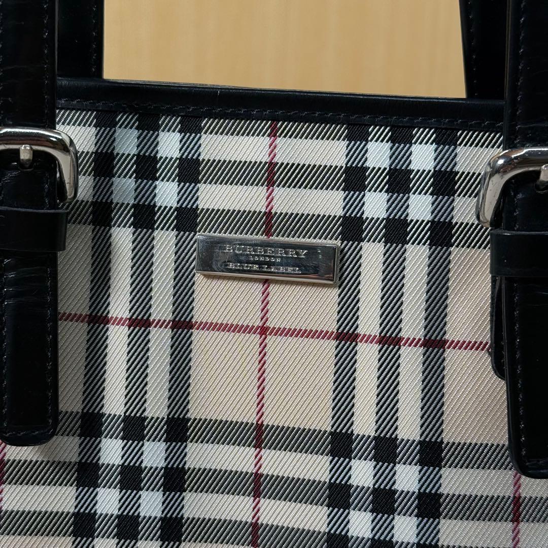 Burberry Blue Label ショルダーバッグ バケツ型 バーバリー
