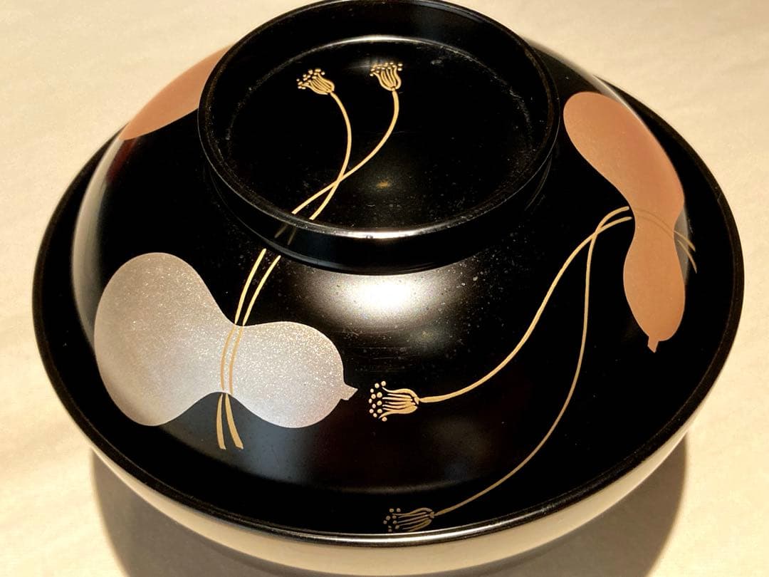 越前塗 漆器 椀 2個セット (14cm×10cm)