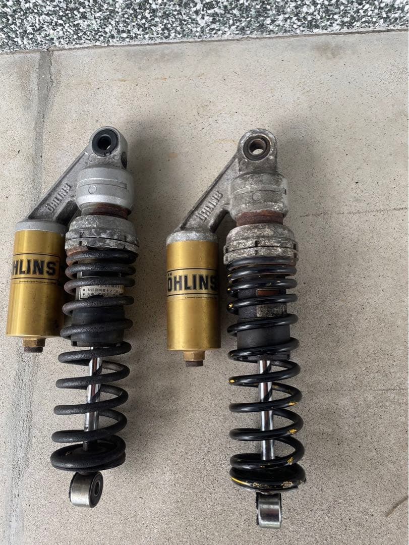 ÖHLINS サスペンション XJR400 ゴールド/ブラック ヤマリンズ