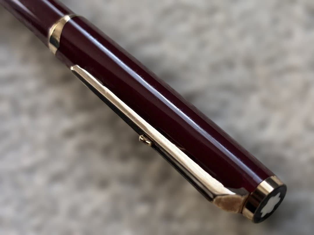 ◾️ボルドー 極美品◾️ モンブラン ◾️ ハンマートリガー式 ボールペン◾️希少品◾️