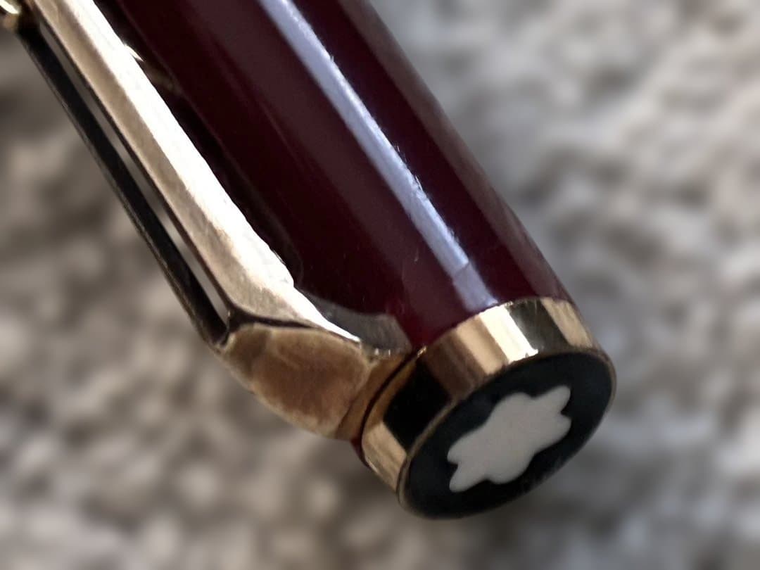 ◾️ボルドー 極美品◾️ モンブラン ◾️ ハンマートリガー式 ボールペン◾️希少品◾️