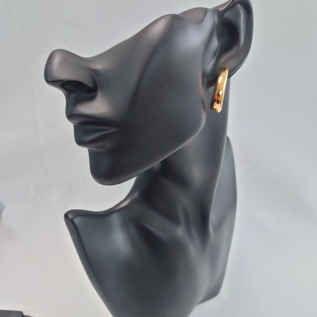 【希少】ティファニー K18 ヴィンテージ フープピアス 片耳用 4890