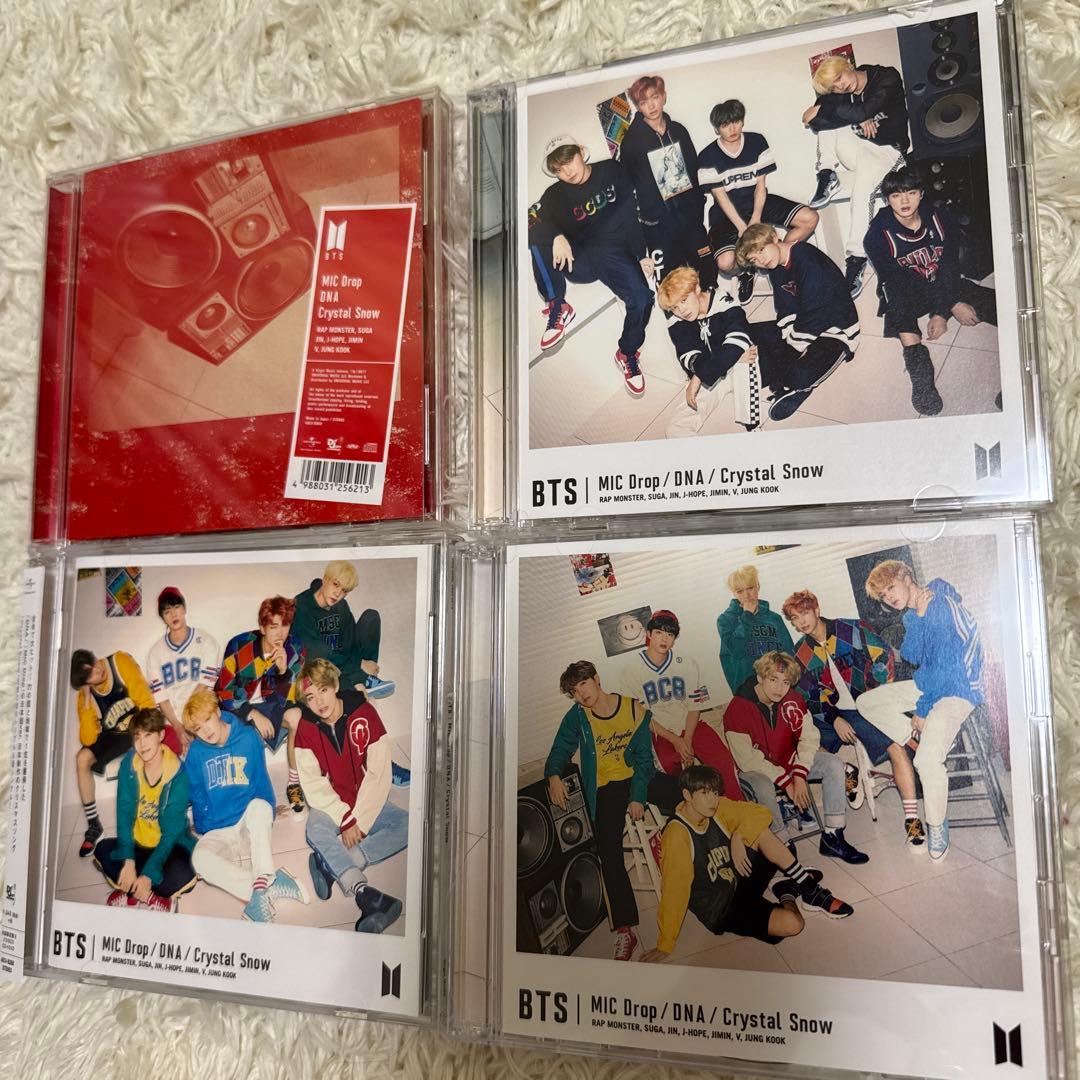 BTS MIC Drop / DNA / Crystal  4枚組