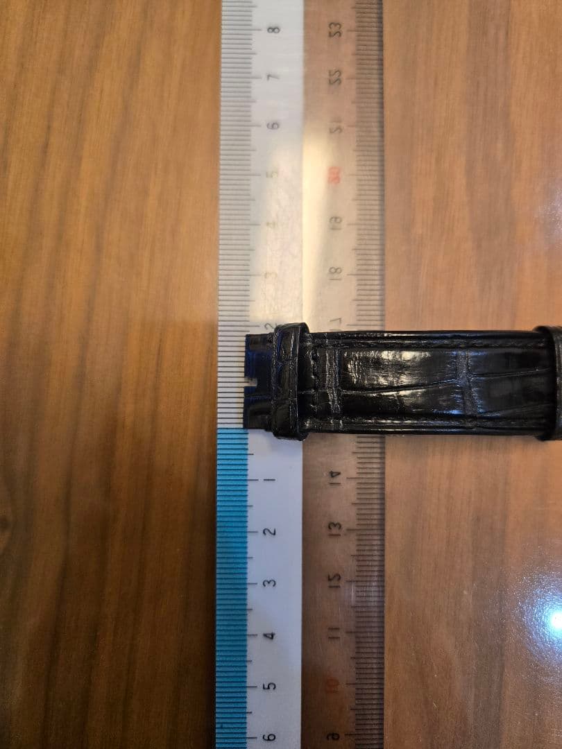 IWC 純正 ポルトギーゼ 黒レザーベルト 箱付き Dバックル用 20mm