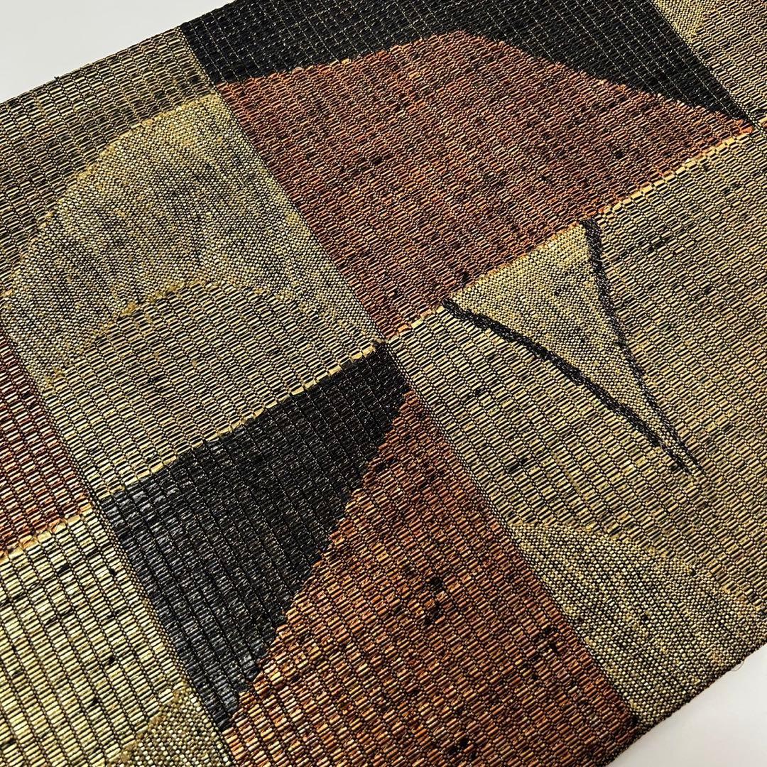 CH08様　AO-4269 袋帯 金彩 市松 ますいわ屋 モダンな加工