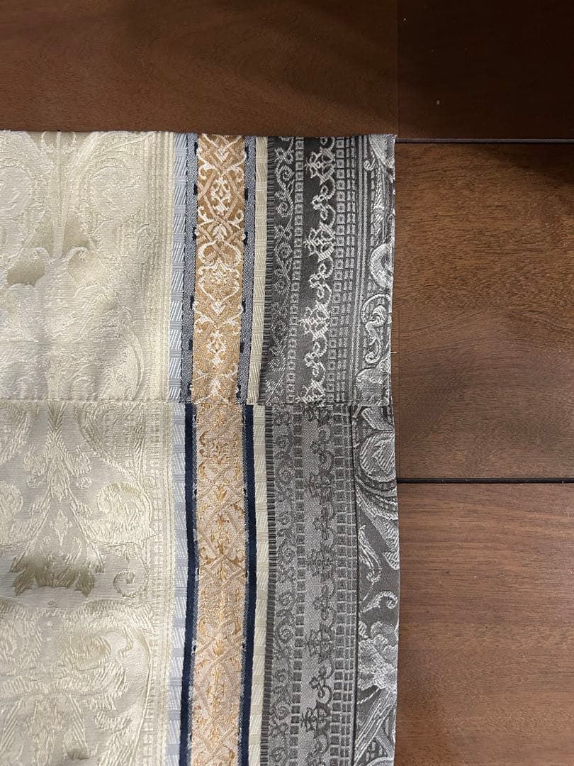 【高級感】ジャカードカーテン＆レースカーテンセット