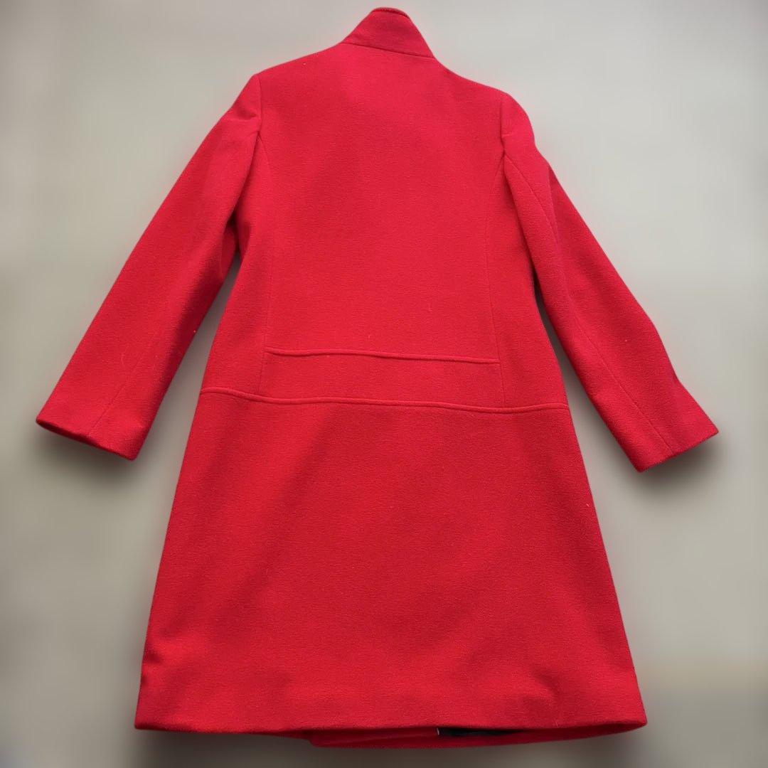 ⑥ LAURA ASHLEY レッド ダブルブレストコート サイズ10