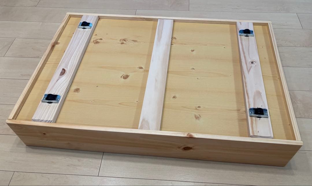 無印良品　ベッド下収納3つセット(フタ付き)