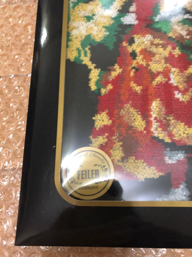 FEILER フェイラー歌舞伎　鷲娘と連獅子　新品未使用大判　レア　正月飾りにも