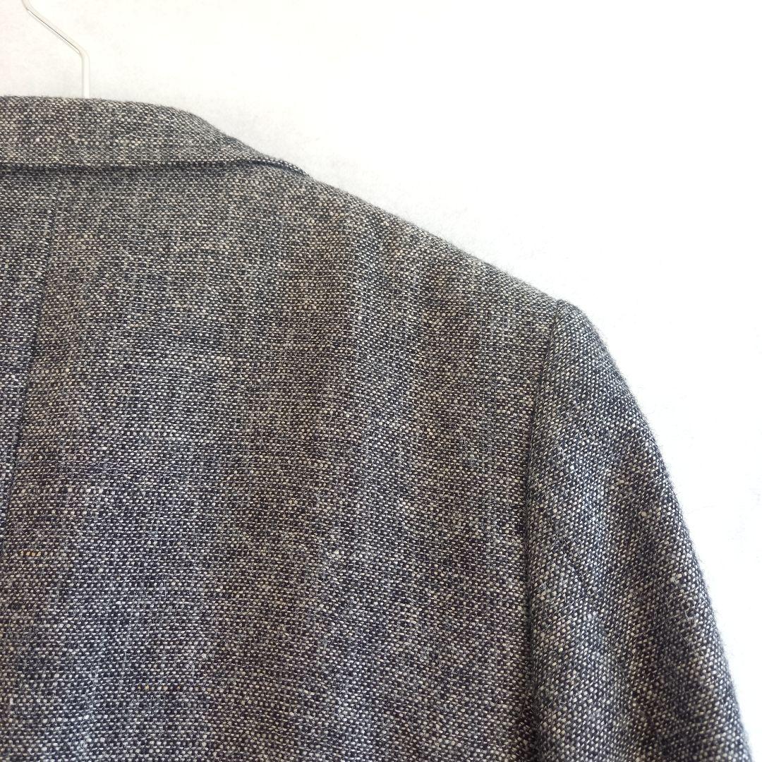 マディソンブルー　ウールリネンツイードジャケット　定価13.2万円　秋冬・春先