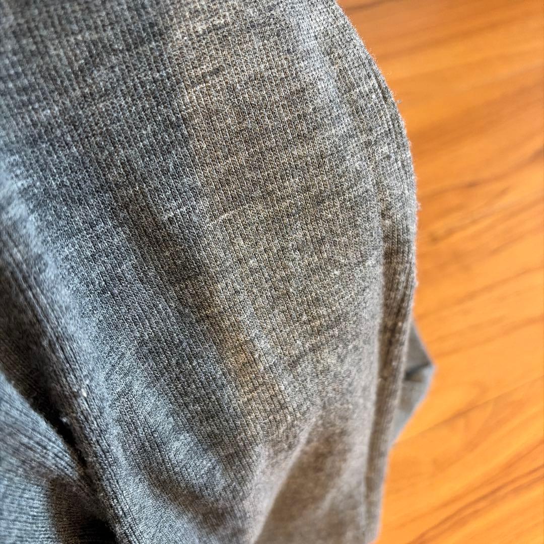 ドゥーズィエムクラス リブパンツ グレー