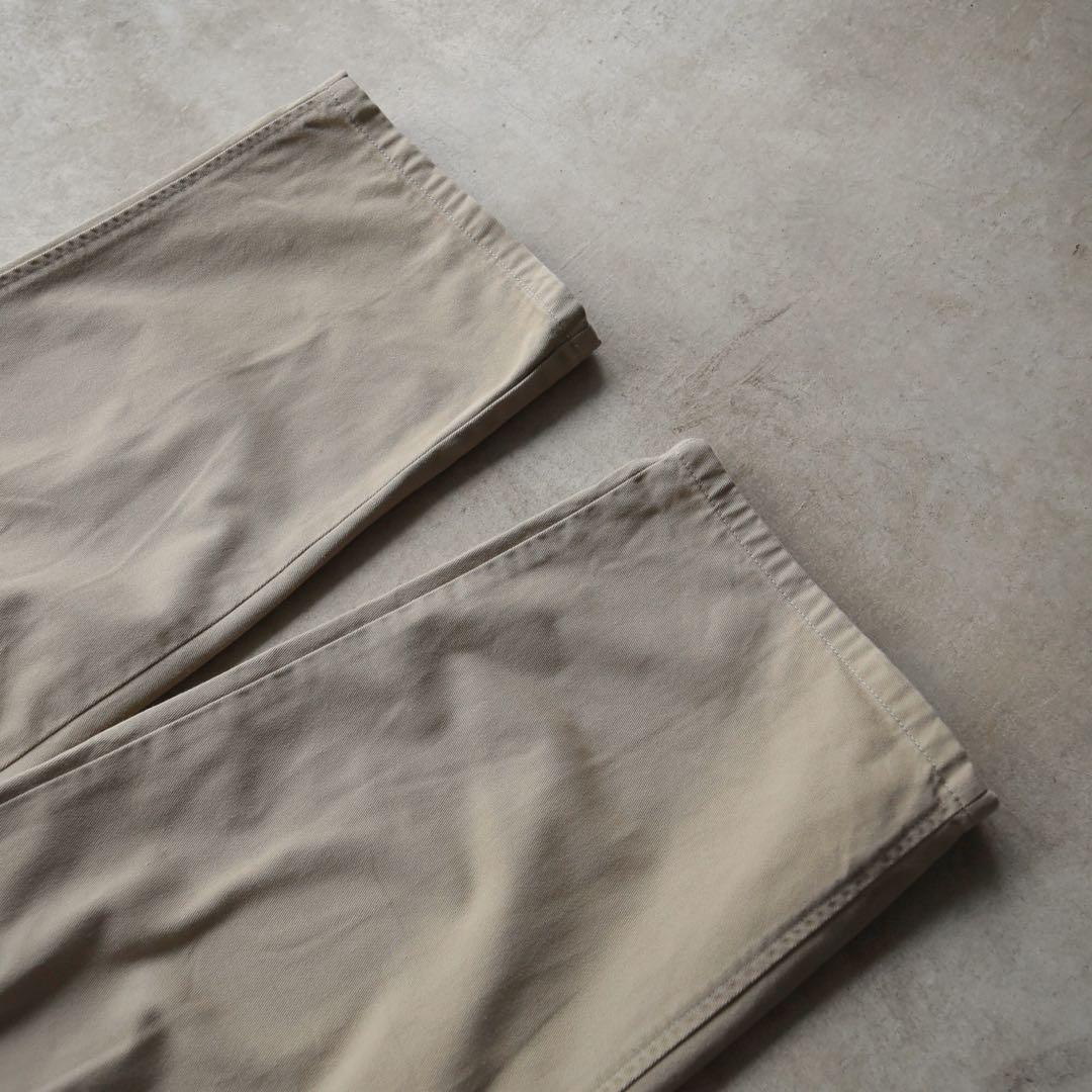 90s ラルフローレン ポロチノ ツータックチノ ベージュUSA製W34 L32