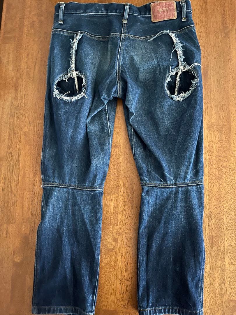 ふわふわ　Christopher Nemeth ダメージ加工 デニム