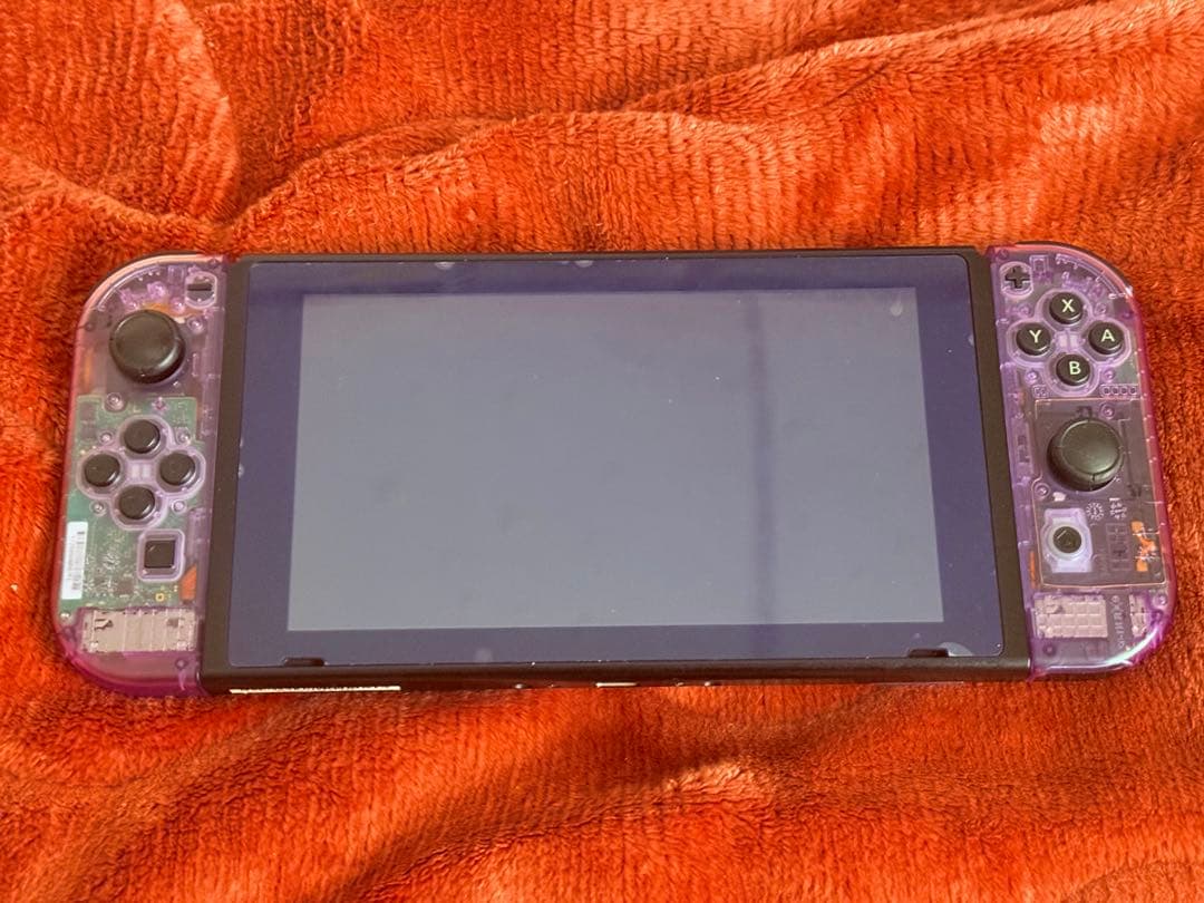 Nintendo Switch バッテリー強化モデル クリアパープルカスタム