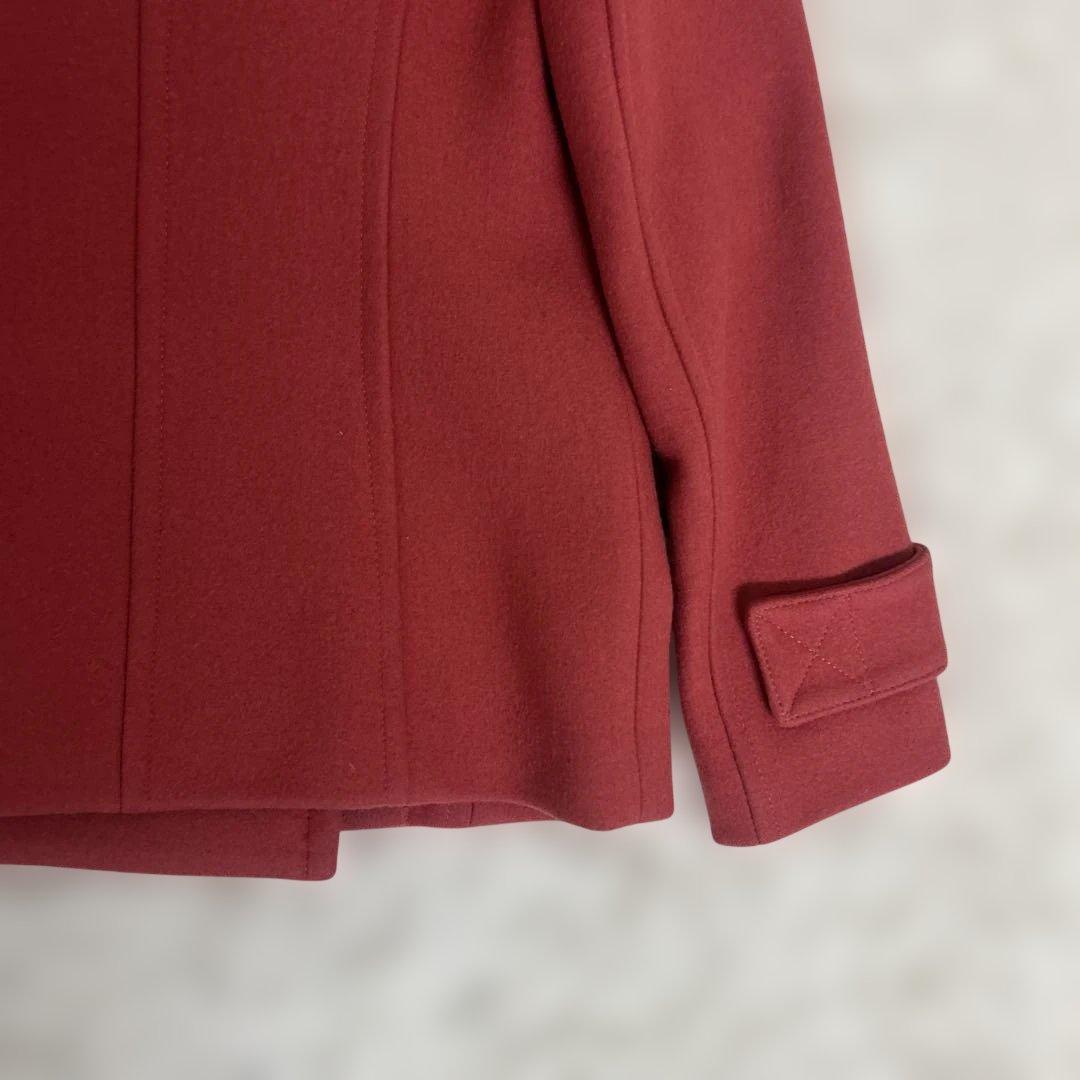 未使用級✨バーバリーブルーレーベル ピーコート ノバチェック　ピンク　ショート