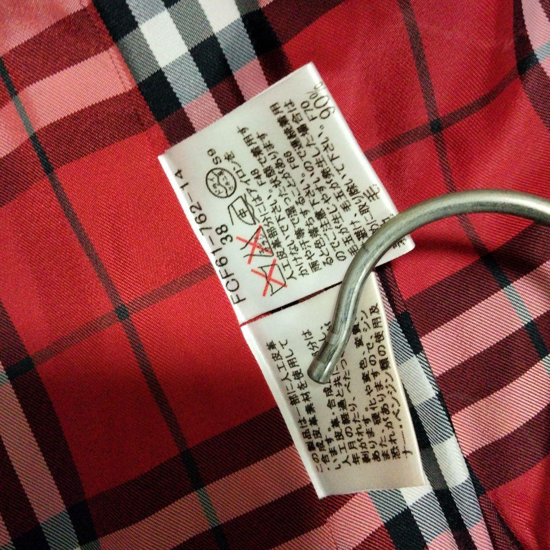 BURBERRY BLUELABEL ライダース風ピーコート ダブルボタン