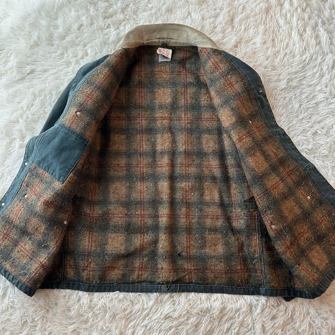 Carhartt ミシガンチョアコート モス 星タグ USA製 XL チェック