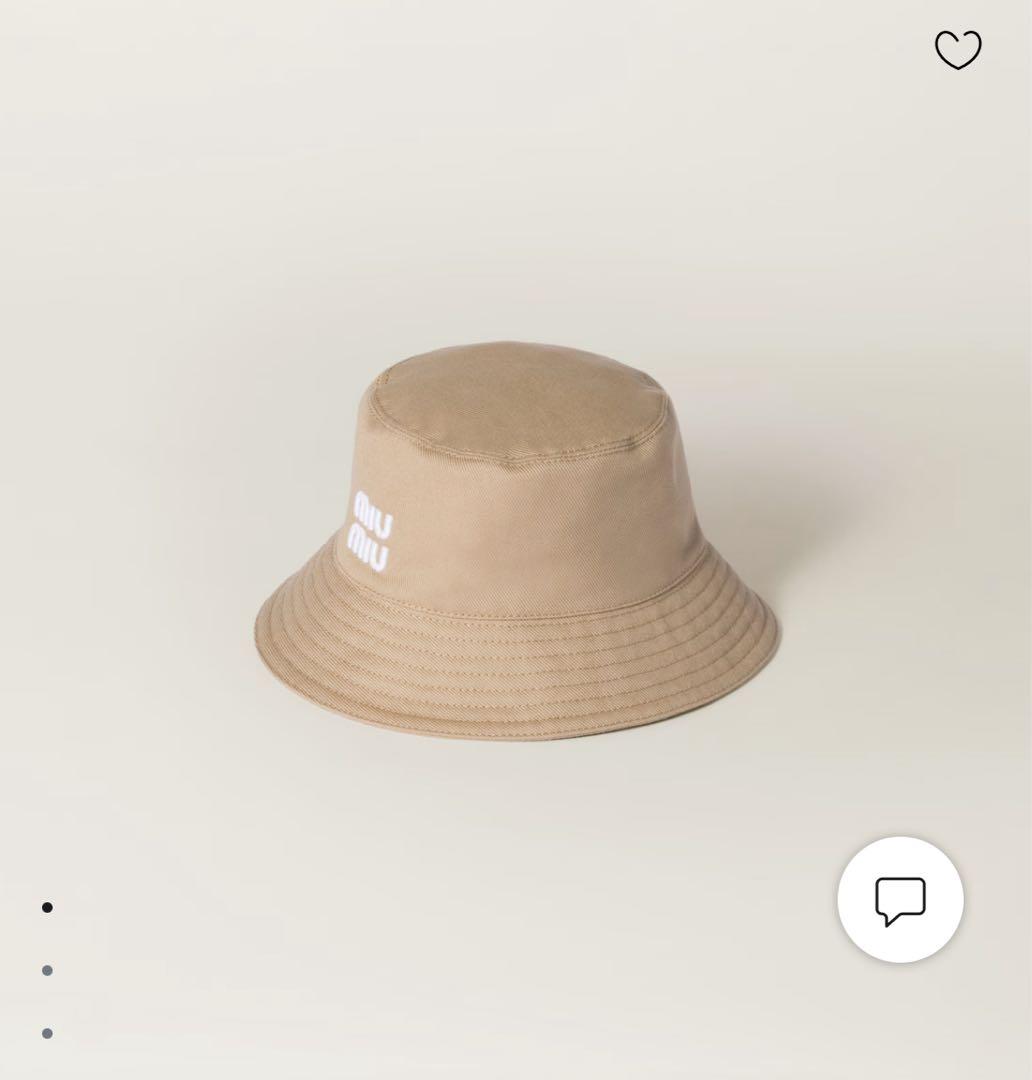 【MIUMIU】バケハ/ブラック/定価￥83,600/今だけ値下げ中‼️‼️