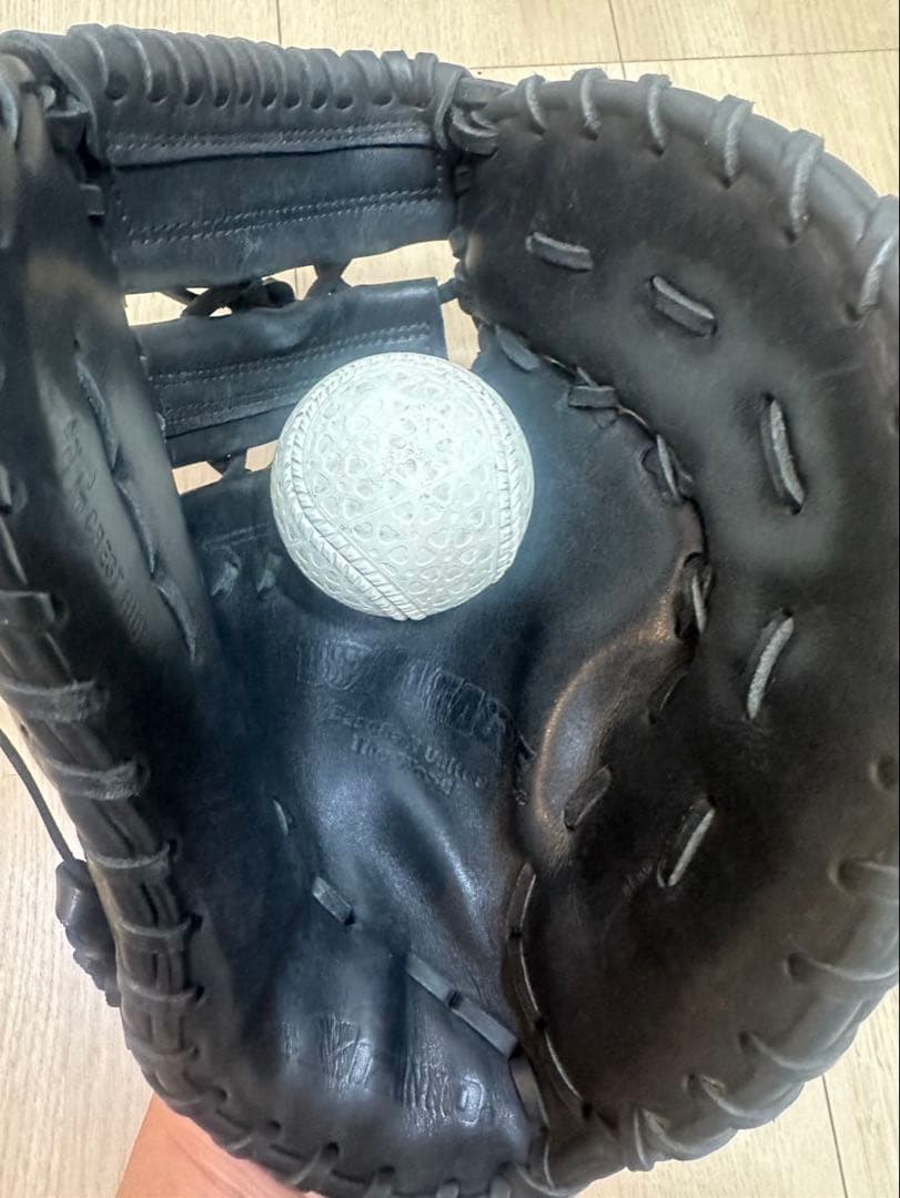 ミズノ ビューリーグ ファーストミット　軟式用　赤ビュー　ビックM 希少モデル