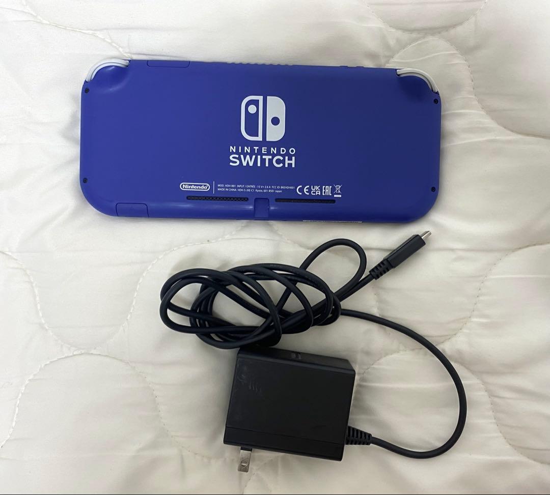 Nintendo Switch Light 本体 ブルー 箱無し 充電器付き