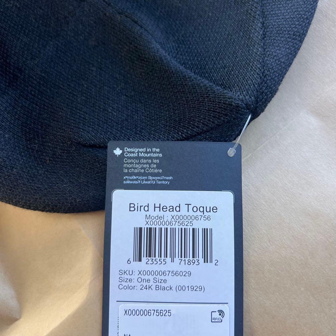 新品未使用　タグ付き　アークテリクス　Bird Head Toque ビーニー