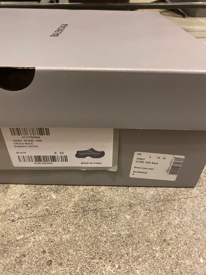 靴 BALENCIAGA crocs sandal