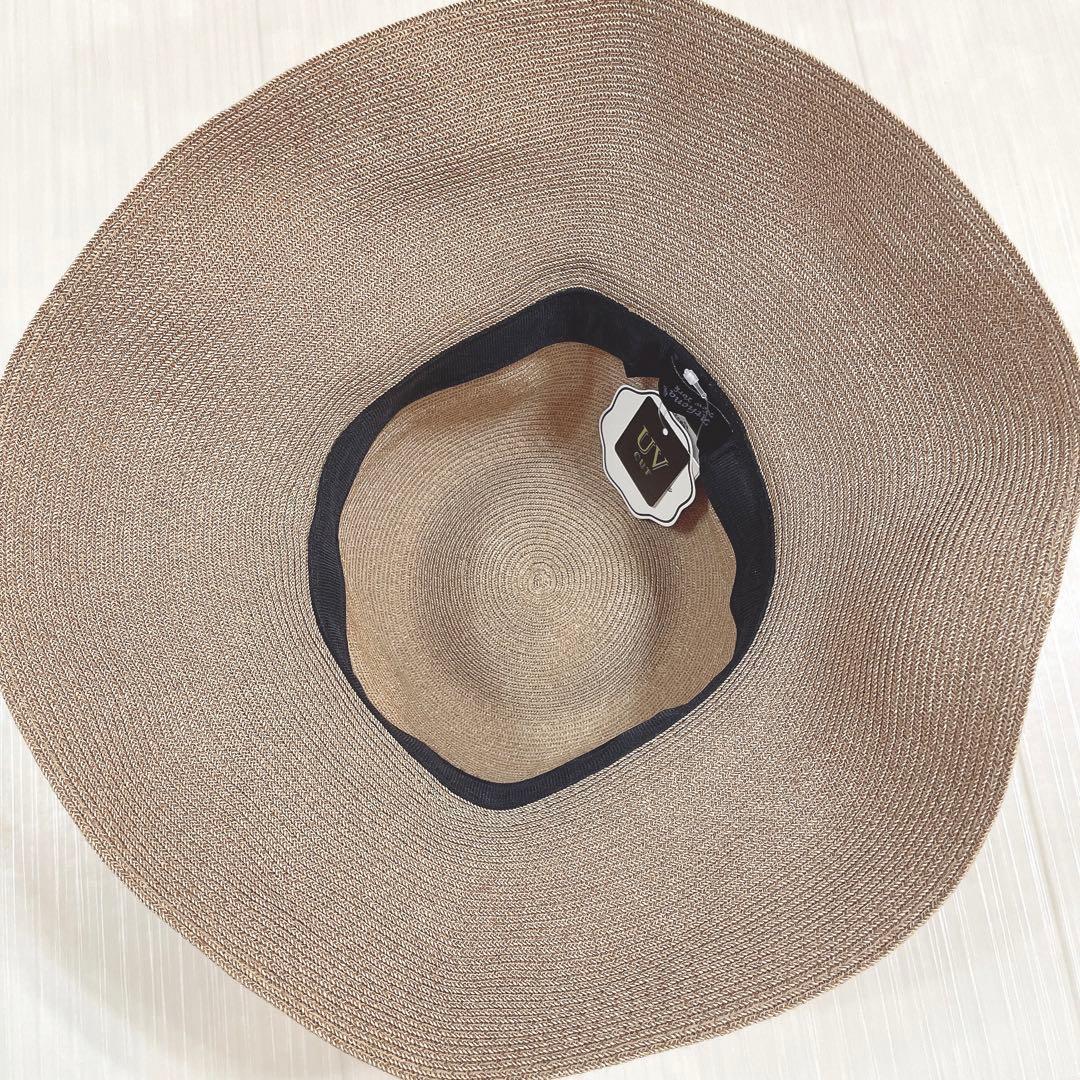 未使用タグ付き✨ アシーナニューヨーク ストローハット リボン 麦わら帽子