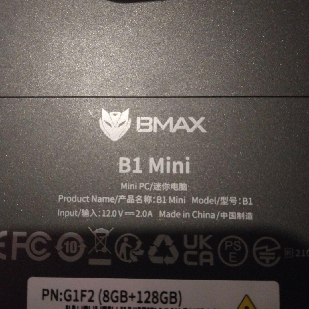 ミニPC BMAX Mini PC 8GB RAM 128GB SSD