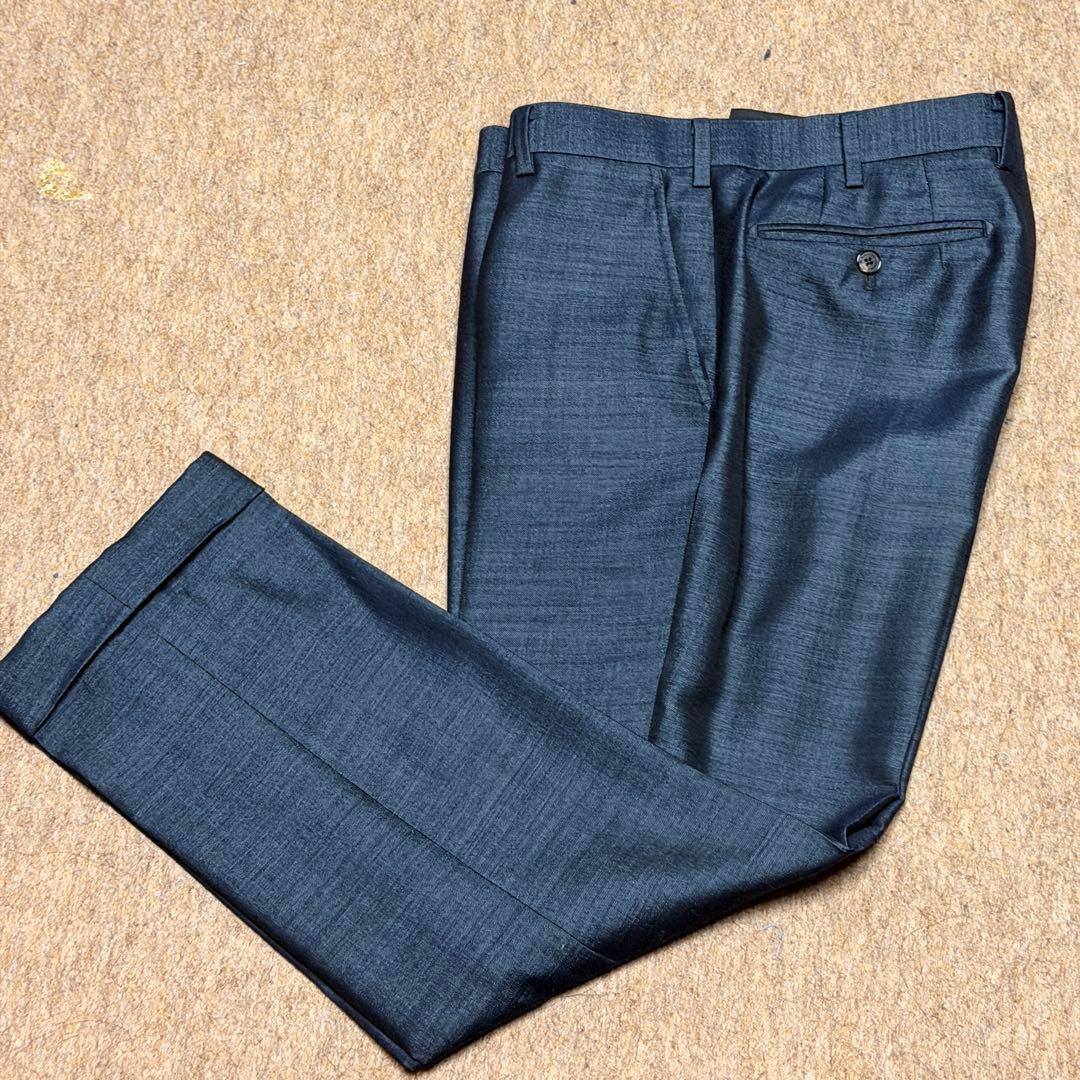 ブラックレーベル 人気サイズM相当 38L ネイビー スーツ 御幸毛織