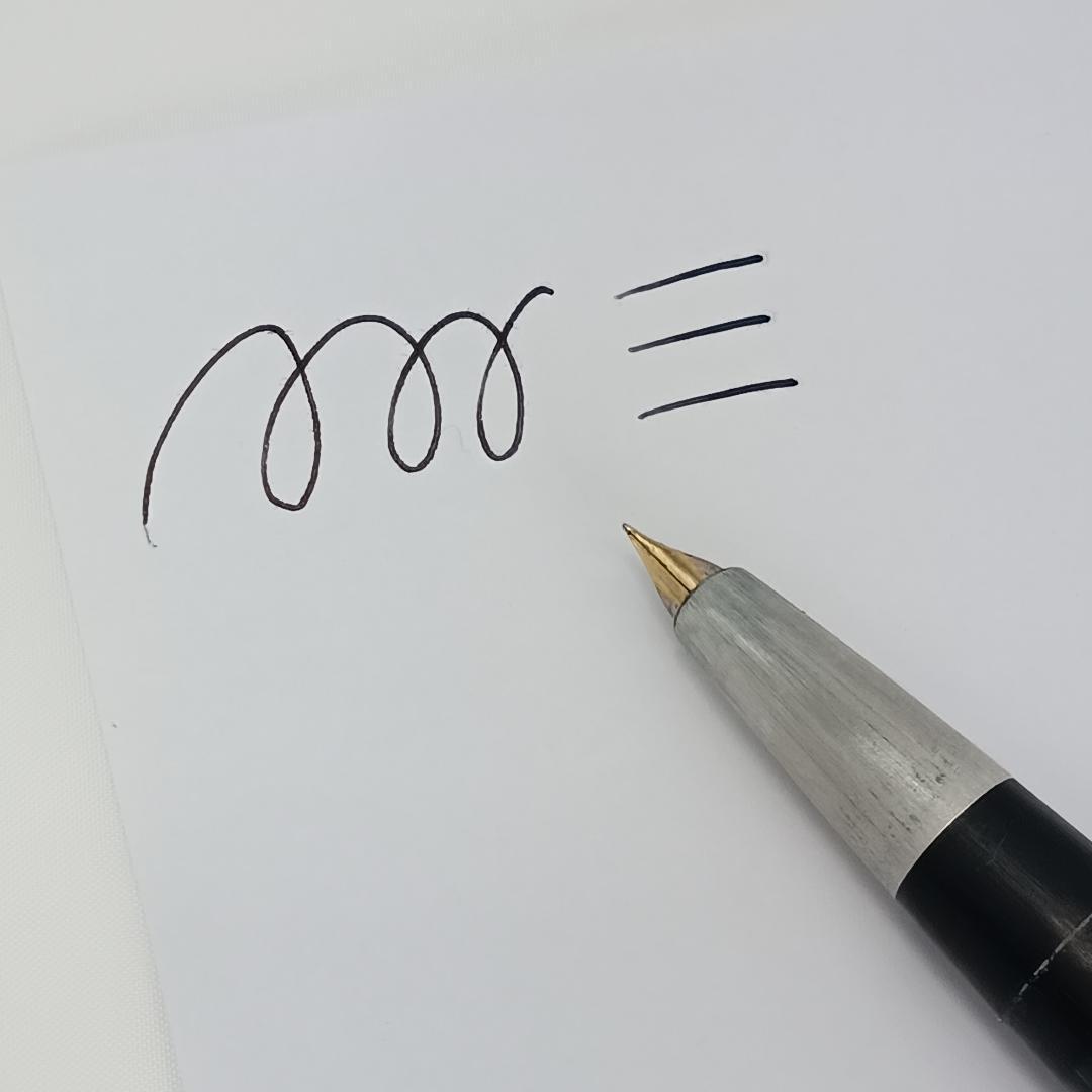 筆記確認済 LAMY ラミー 2000 万年筆 ブラック ゴールド