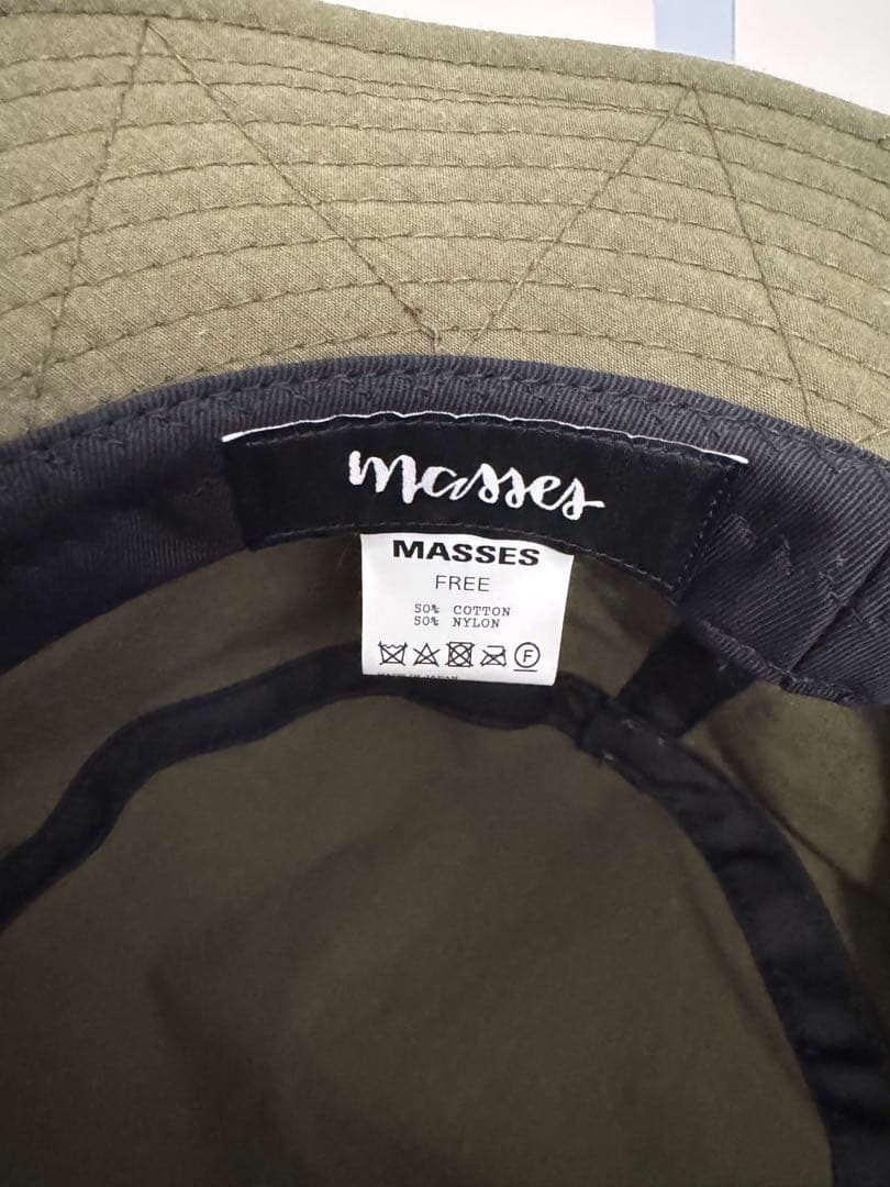 massesマシス ハット　キムタク着用　木村拓哉