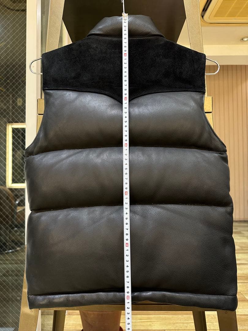 【希少サイズ】REAL McCOY DOWN VEST / DEERSKIN