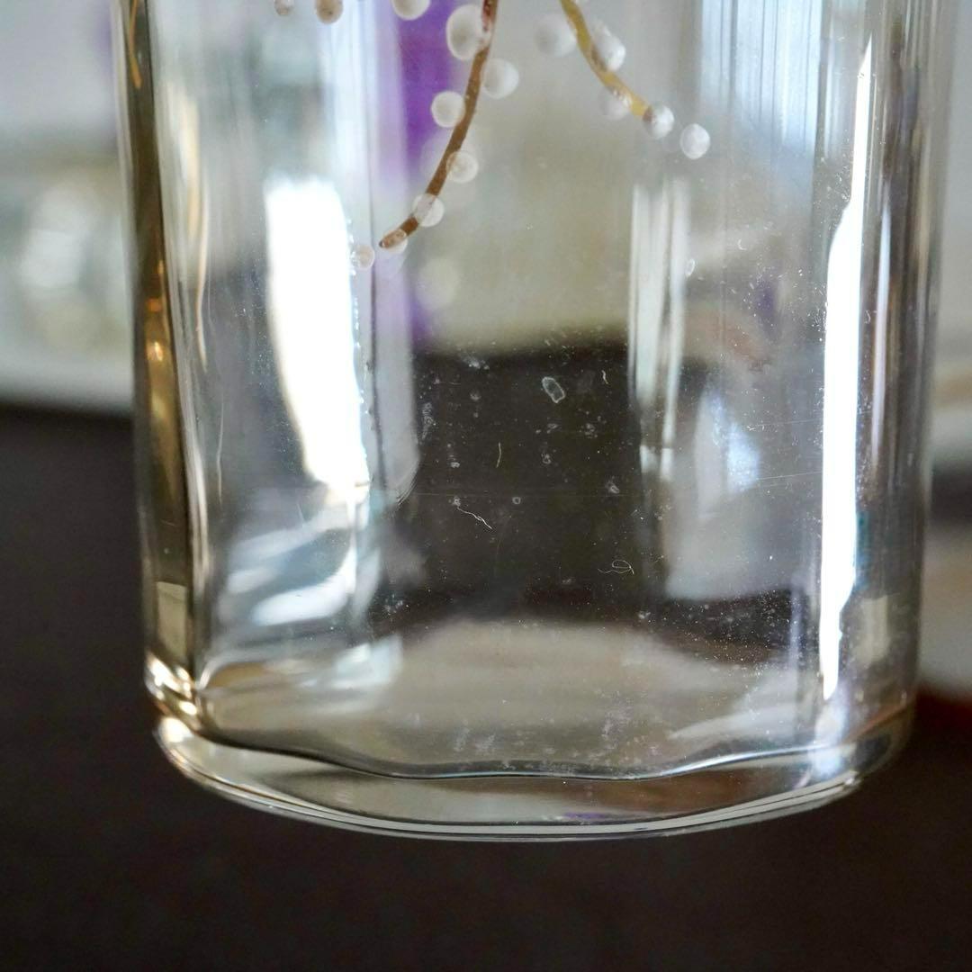 ぷっちまま★オールドバカラ 香水瓶M＆ラスター彩エナメル彩グラス2客