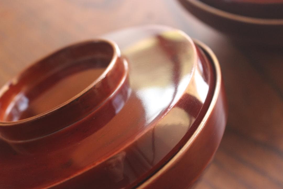 時代逸品！上質紅溜塗に極上高台寺蒔絵の美しいお椀2点（検加賀蒔絵吸物碗蒔絵椀