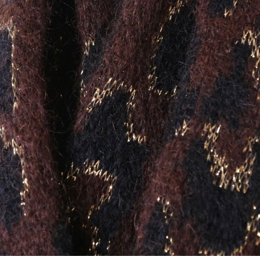 SAINT LAURENT アニマル柄ストール