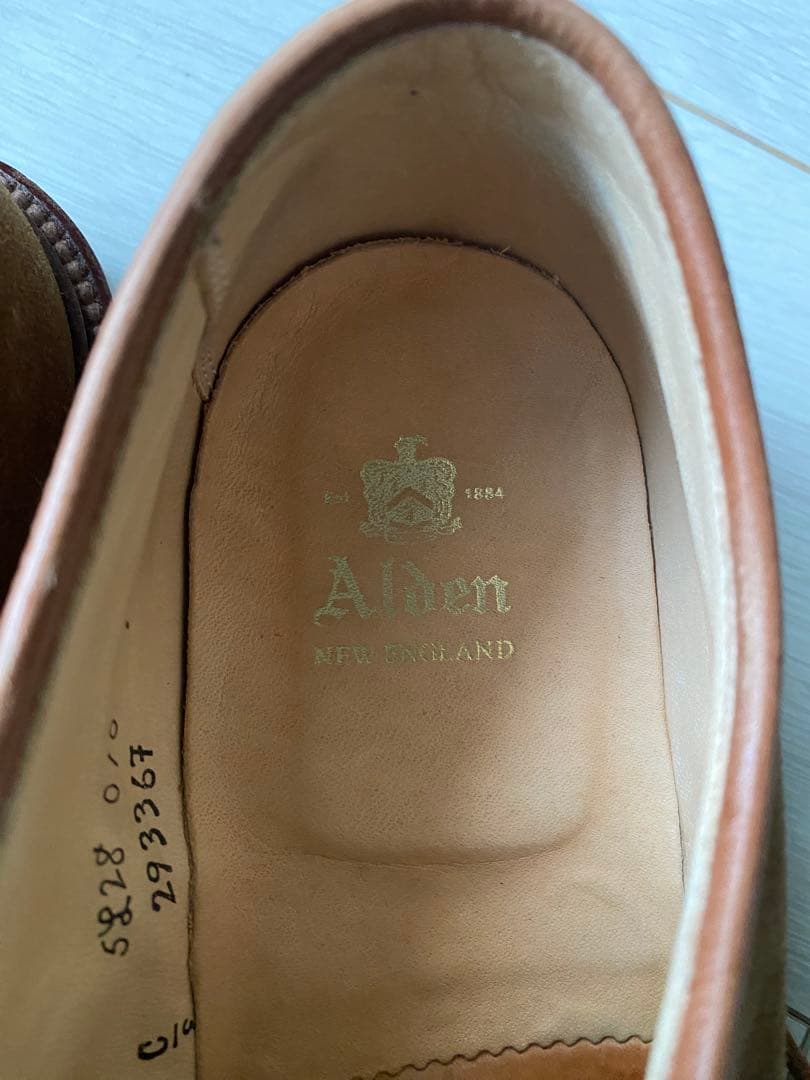 Alden 29336F アンラインド　スエード　7E