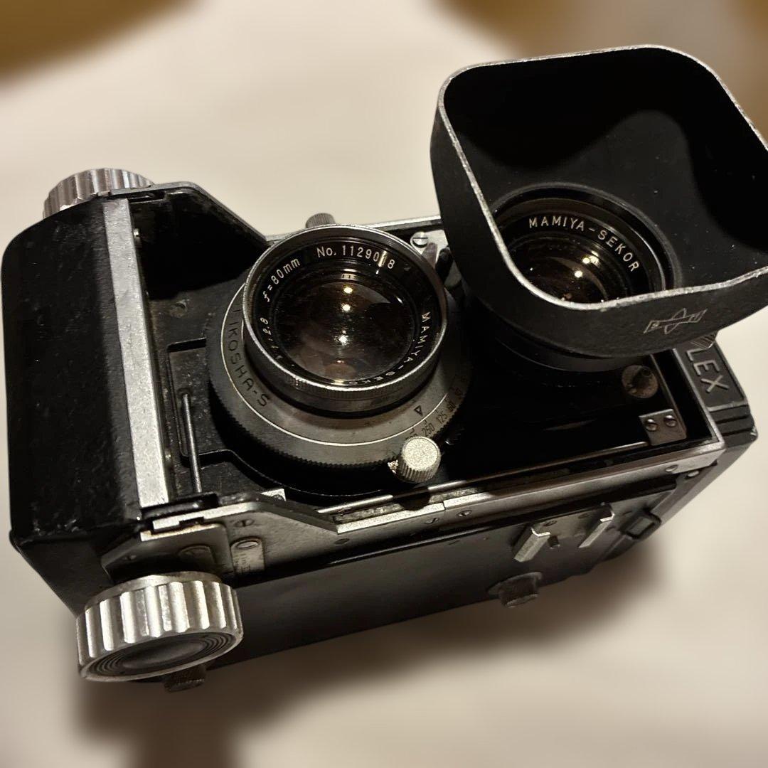【ジャンク】Mamiyaflex 二眼レフ マミヤフレックス シャッター