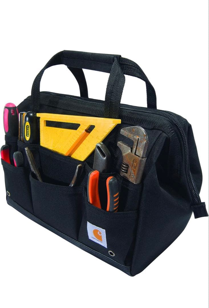 カーハート ツールバッグ 工具入れ 26ポケット ブラック