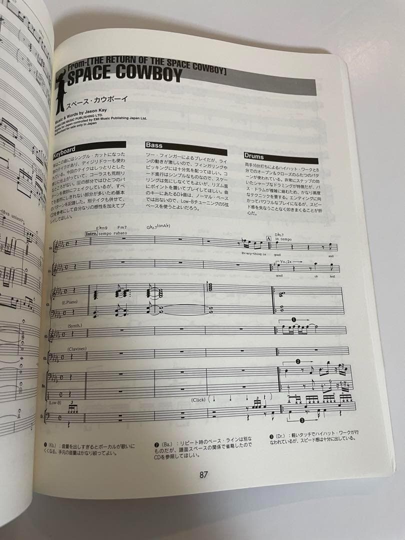 絶版　バンドスコア　ジャミロクワイ・ベスト Jamiroquai スコア　楽譜