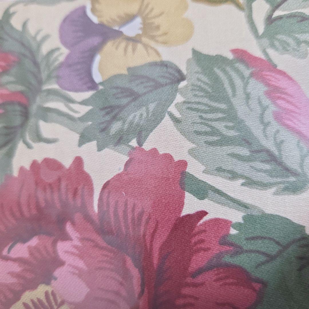 Sanderson 花柄 掛け布団カバー 150×210　 L字ファスナー