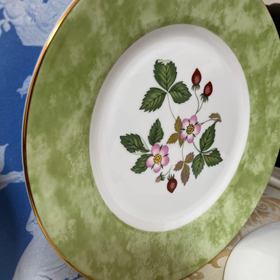 月末限定価格［新品］ワイルドストロベリー•フルリム　プレート5枚